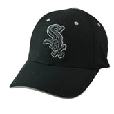 White Sox Black MVP Cap – Official MLB Adjustable Baseball Hat